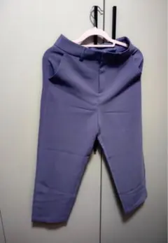 美品 SOÉJU コンフォートファインセンターシームパンツ ネイビー M