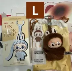 新品正規品 ラブブ ぬいぐるみ イニシャル PIN FOR LOVE L l