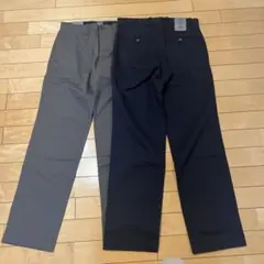 GAP 綿パンツ　メンズ　カーキ　　ネイビー　新品　２セット