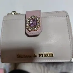 ひの様専用Maison de FLEUR ベージュ カード・コインケース