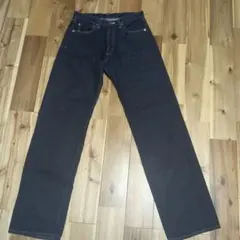 BOBSON ストレートデニム ダークブルー