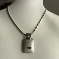 DIOR シルバーカラー ネックレス#653 - メルカリ