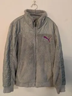 プーマ　ボア+キルティングジャケット　L