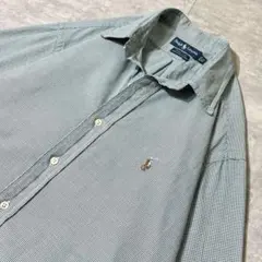 90s Ralph Lauren YARMOUTH 千鳥格子 チェック シャツ