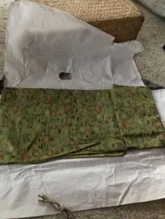 緑色 花柄 着物