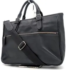 ✨美品✨フジタカ ビジネスバッグ 2way ダークネイビー レザー レザーブリーフバッグ スモール / ビジネスバッグ / FUJITAKA