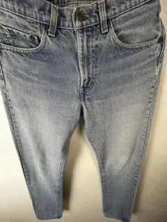80s levi's 505 黒カン ハチマル 内股シングル ビンテージ デニム