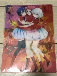 ゾンビランドサガ　アニメージュ　付録　下敷き　紺野純子　水野愛　源さくら　サキ