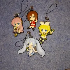 初音ミクファミリー ラバーストラップ ４点