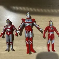 ウルトラマン ソフビ フィギュア 3体セット　Japan製