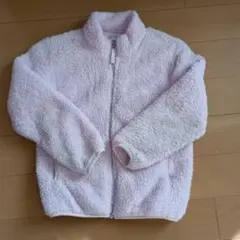 薄紫色フリースジャケット