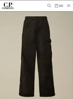 C.P.COMPANY FLATT NYLON BOXY CARGO PANTS