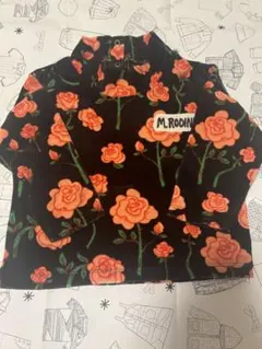 minirodini Floral cotton velvet top9-18m