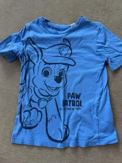 パウ・パトロール Tシャツ UK 2-3Y 青　チェイス