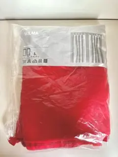 이케아 레드 커튼 145 x 250 센티미터
