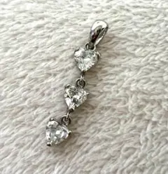 ハート型クリスタルチャーム