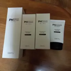 SAM'U PH センシティブジェルフォーム& Sun クリーム4点セット