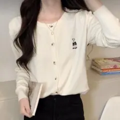 カーディガン クマ