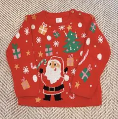H&M クリスマス サンタ ニット 92 2t
