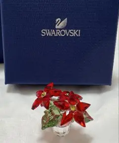 美品★ SWAROVSKI★スワロフスキー★ポインセチア