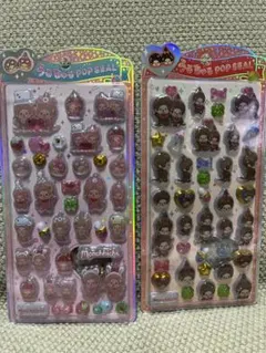 国内正規品 うるちゅるポップシール モンチッチ 2種