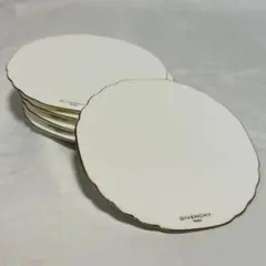 美品 ジバンシー 小皿 金縁 白 ケーキ皿 取り皿プレート ホワイト 5枚セットのサムネイル