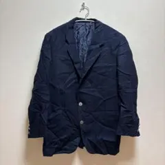 1点物✨テーラードジャケット ネイビー 紺色 ジャケット 長袖 ヴィンテージ