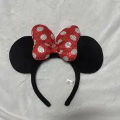 ミニーマウス風カチューシャ