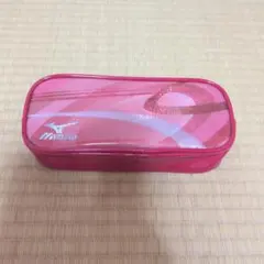 MIZUNO 筆箱 ペンケース ピンク エナメル調のサムネイル