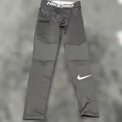 美品 NIKEPRO ブラックメンズレギンススパッツMナイキプロドライフィット