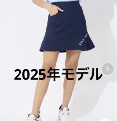 2025年　フィラゴルフ　スカート　メッシュスカート　ネイビー　S