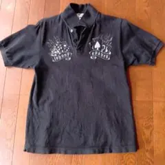 ジョニースペード　ポロシャツ 黒