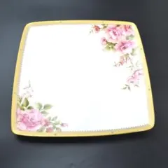 Y ノリタケ Noritake プレート お皿 大皿 食器 花柄 ホワイト