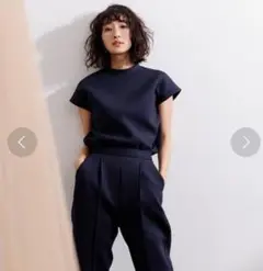 【美品試着のみ】ur's ダンボールフレンチスリーブトップス※まとめ買い値引き◎