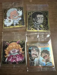 ONE PIECE ウエハース ステッカー 4枚セット