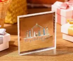 プレゼピオ　アクリルスタンド　キリスト生誕　クリスマス　インテリア　置物