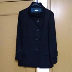 【中古品】HusHusH コート Black クリーニング済