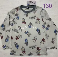 新品☆ウルトラマン☆ウルトラヒーローズ☆ロンT☆総柄☆130