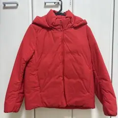 UNIQLO ユニクロ ダウンジャケット フード付 赤レッド