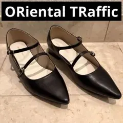 ORiental TRaffic ポインテッドトゥダブルストラップパンプス 41