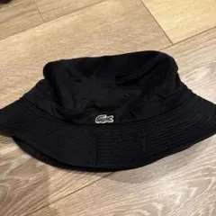 LACOSTE ラコステ 黒 バケットハット 男女兼用