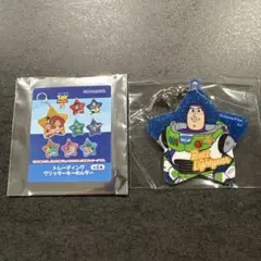 トイストーリー 5 トレーディンググリッターキーホルダー　バズ