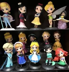 qposket プリンセス　まとめ売り　フィギュア　アナ雪　アリエル　ベル