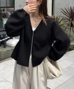 ペプラム ブルゾン