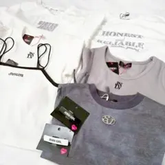 130 女の子 まとめ 小学生ギャル　Y2K ダンス Tシャツ JENNI