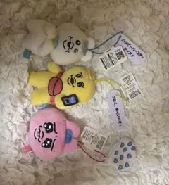 んぽちゃむ、きみまろ、おぱんちゅうさぎぬいぐるみセット