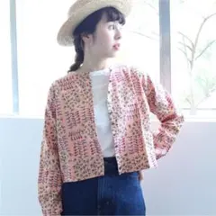 アトリエドゥサボン★C/ポンチお花の整理整頓カーディガンのサムネイル