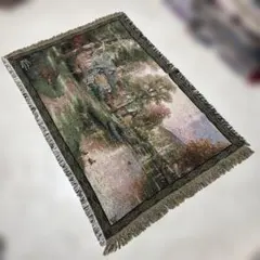 絵画風 マルチカバー ソファカバー ラグ トーマスキンケイド 170x110