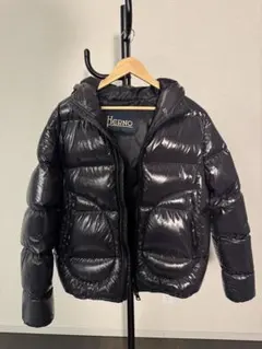 M*I様 Herno フード付きダウンジャケット ブラック サイズ52