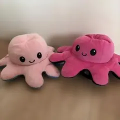 リバーシブル タコ ぬいぐるみ 2個セットのサムネイル
